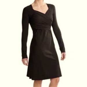 Prana Black Long Sleeve Dress